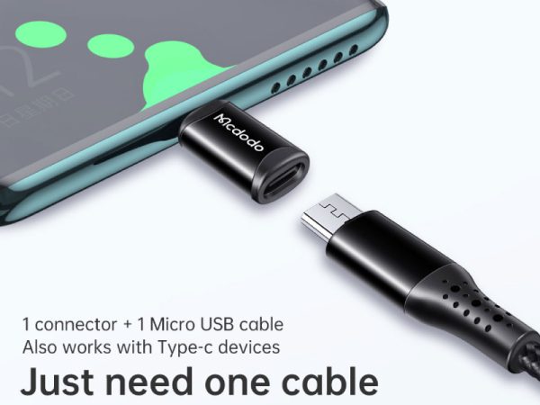 مبدل MicroUSB به USB-C مک دودو مدل OT-9970 (اطلاعات)